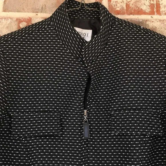 Studio 1 Petite Black Tweed Mock Pocket Blazer - Picture 2 of 12